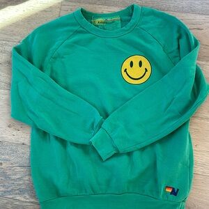 Aviator Nation green sweatshirt. Size medium.